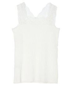 Green Parks レースタンクトップ