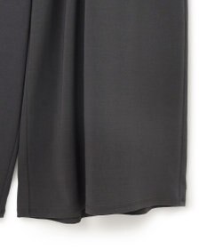 23区 L 【接触冷感/洗える】ツイストコットンプレーティング ワイド パンツ