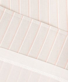 J.PRESS LADIES L 【洗える】シアーストライプ＆チェック ブラウスライク カットソー