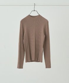 earth music&ecology やわらかタッチハイネックリブニットプルオーバー