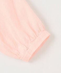 ANY L 【手洗い可能】ヨーロピアンリネンスキッパーネックブラウス