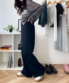 WEGO サイドリボンカーゴパンツ