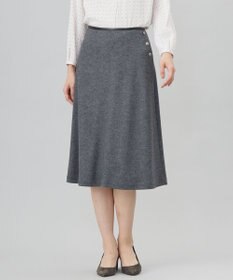 J.PRESS LADIES L 【洗える】ウールスムース スカート