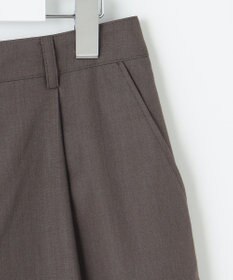 J.PRESS LADIES S 【洗える】ソフトシャンブレー ワイド パンツ