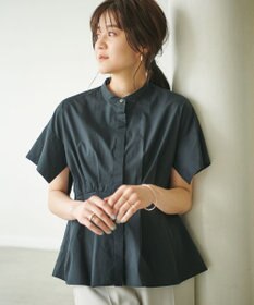 #Newans 【ANSWER for シンプルベーシック】スリットスリーブペプラムブラウス