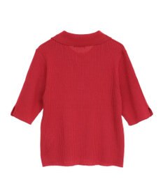 earth music&ecology 半袖ポロニットプルオーバー