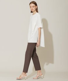 ICB L 【接触冷感・UVケア・洗える】コンフォートプレーティング デザインカットソー