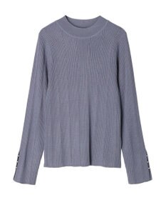 earth music&ecology 袖パールハイネックリブプルオーバー