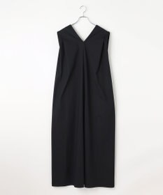 #Newans 【ANSWER for モダンベーシック】ダブルVネックロングワンピース