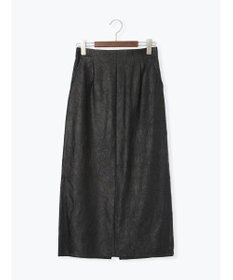 Te chichi クラックレザーライクナロースカート