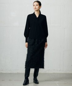 自由区 L 【カタログ掲載】フェザージャカード スカート