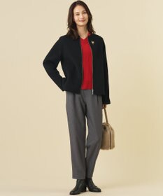 J.PRESS LADIES L 【WEB限定カラーあり・人気素材・新型】ツムギートflannel テーパード パンツ