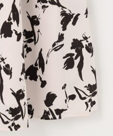 23区 ペイントフラワープリント スカート