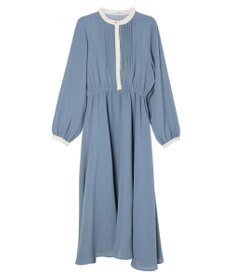 Green Parks ・ＥＬＥＮＣＡＲＥ　ＤＵＥ　バイカラーピンタックワンピ