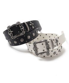 WEGO Mクロスモチーフスタッズベルト
