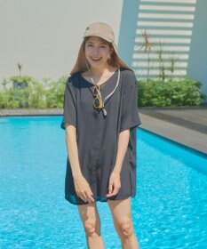 OP／FILA 【Ocean Pacific】水陸両用シアーオーバーサイズTシャツ