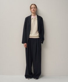 ATON 【26FW】WOOL TROPICAL | ワイドイージーパンツ