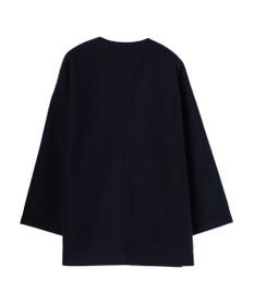 Green Parks 洗えるノーカラーショートコート