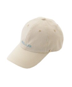 MOONBAT PAUL&JOE ACCESSOIRES(ポール&ジョー）ロゴ入り 深キャップ 帽子 ネコチャーム付 UVカット