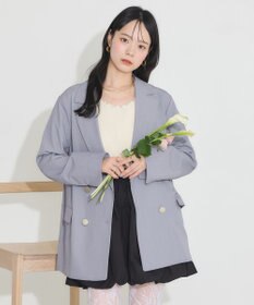 earth music&ecology ダブルテーラードジャケット