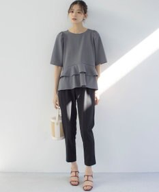 組曲 S 【ご好評につき追加生産！】ジョーゼットジャージースタイルアップ パンツ