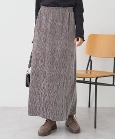 earth music&ecology シャイニーベロアスカート