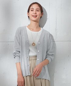 ANY 【洗濯機可能・UVケア】Ｖネック カーディガン
