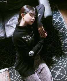 earth music&ecology ナイトメア／ダブルジップニットカーディガン