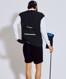 PW CIRCULUS 【撥水加工 / 小さくまとまる】【UNISEX】オーバーサイズ パッカブルベスト ゴルフウェア メンズ レディース