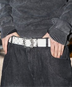 WEGO Mクロスモチーフスタッズベルト