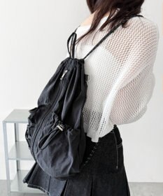 WEGO 【ユニセックス着用ITEM】センターzipナップサック