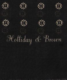 JOSEPH ABBOUD 【Holliday&Brown】クレストパターン ストール