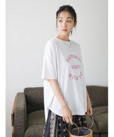 CRAFT STANDARD BOUTIQUE シルケット天竺　ロゴＰＴ裾ラウンドチュニックＳ／Ｓ