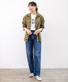 caqu modern classic テーパードデニムパンツ USEDWASH