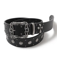 WEGO Mクロスモチーフスタッズベルト