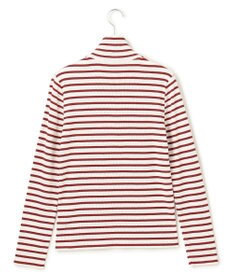 23区 S オーガニックコットンリブ タートルネック カットソー