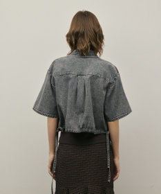 GRACE CONTINENTAL ハーフスリーブデニムシャツ