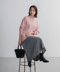 ANY ラムウールバックテイルニット