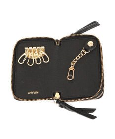 UNBILLION ペルケ perche / ドット型押し・ジャバラカードキーケース