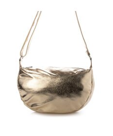 UNBILLION カシュカシュ cachecache / メタリックハーフムーンショルダー