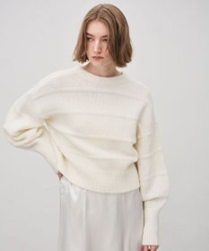 uncrave フィラメントモヘアニット 2WAYカーディガン