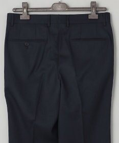 GOTAIRIKU ロングセラー【洗える/折り目加工/シワになりにくい/ウエストアジャスター】ウォッシャブル サマーウール100％パンツ_定番色(1タック)23年モデル