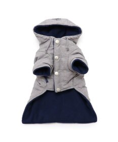 PET PARADISE J.PRESS 中綿コート 《杢グレー》 小型犬