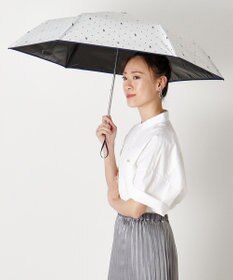 MOONBAT POLO RALPH LAUREN（ポロ ラルフローレン）晴雨兼用日傘 ドット 遮光率100% 遮熱 遮熱 UV