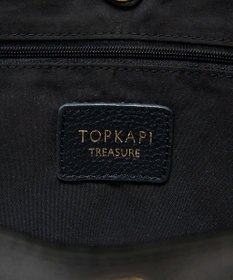 TOPKAPI 【TREASURE TOPKAPI】ソフトシュリンク テープコンビ ミニ トート バッグ ショルダーベルト付