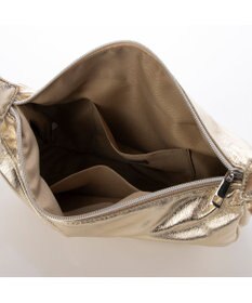 UNBILLION カシュカシュ cachecache / メタリックハーフムーンショルダー