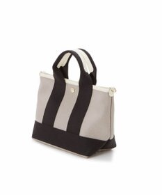 TOPKAPI 【Breath TOPKAPI】スコッチグレイン ネオレザー ミニ トート バッグ ショルダー付き S