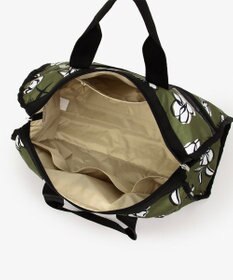 LeSportsac DELUXE MED WEEKENDER/オリーブフローラルシルエット