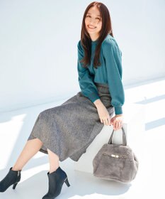 ANY SIS L 【美人百花11月号掲載】アシンメトリーマーメイドフレア スカート