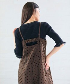 Feroux ドットフロッキー ロンパース